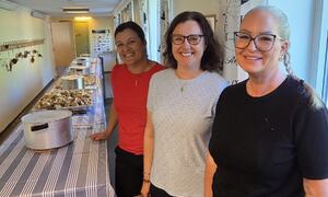 Lærere i serveringa