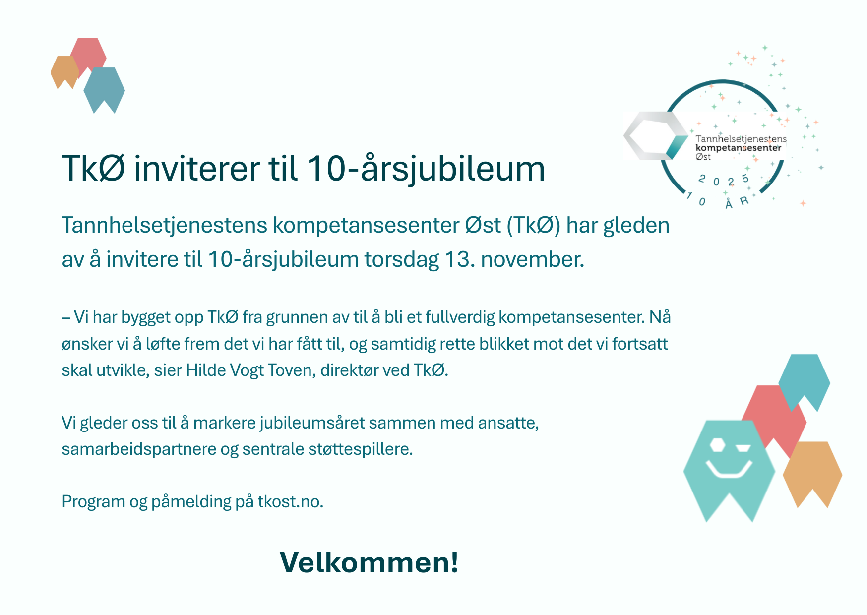 Invitasjon til jubileum