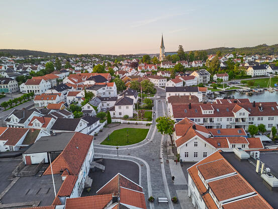 Gågate i Lillesand