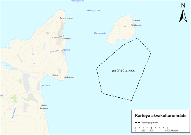 Kartøya akvakulturområde