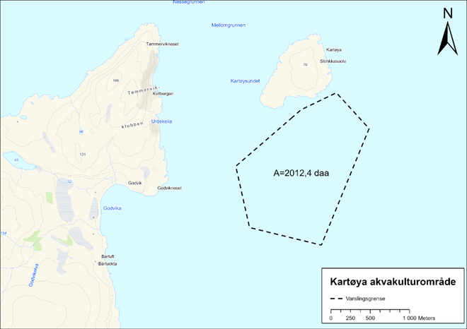 Kartøya akvakulturområde
