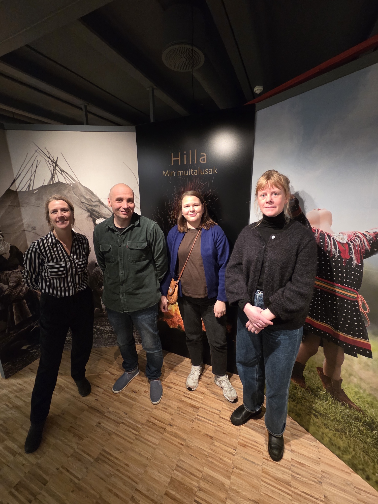 Helene Voldner, Thomas Ole Andersen , Risten-Marja Inga og Karoline Askheim