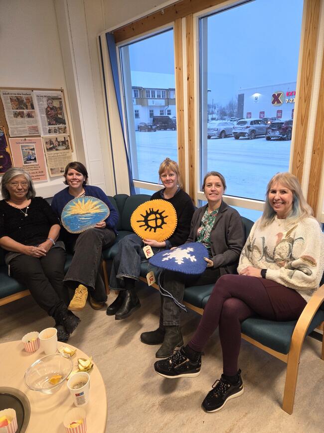 Melita Båfjord, Inger Johanne Sæterbakk, Karoline Askheim, Helene Voldner og Anne-Gerd Lehn