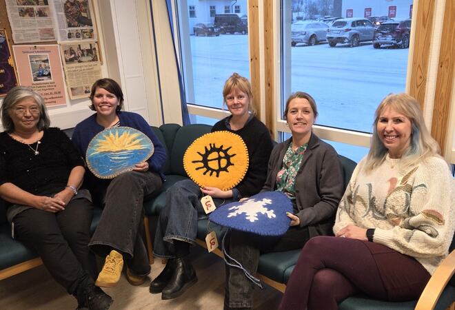 Melita Båfjord, Inger Johanne Sæterbakk, Karoline Askheim, Helene Voldner og Anne-Gerd Lehn