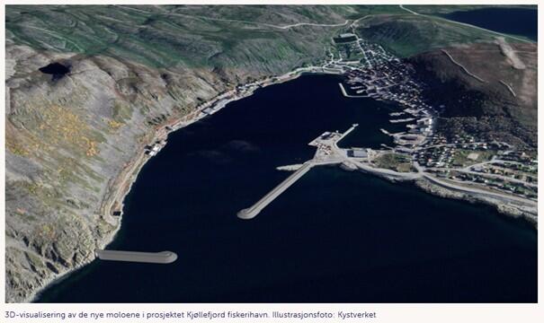 Nye moloer i Kjøllefjord fiskerihavn