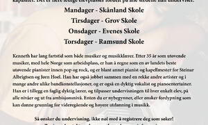 Ledige plasser til pianotimer