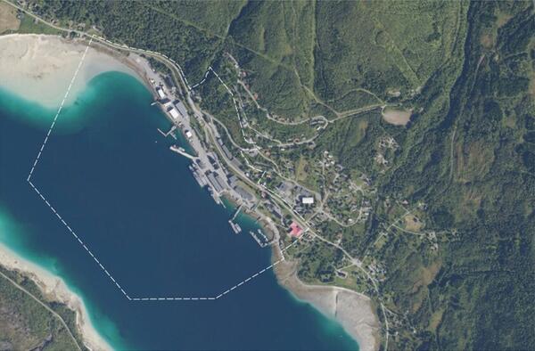 Kartskisse Ramsund Orlogsstasjon