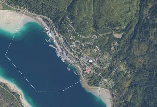 Kartskisse Ramsund Orlogsstasjon