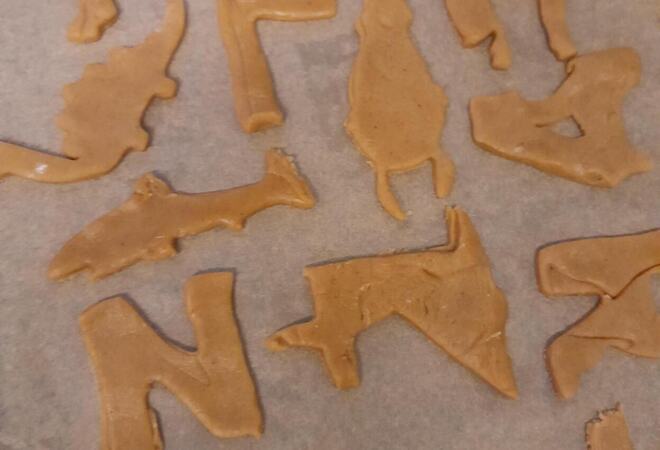 Foto: Evenskjer barnehage Bilde av pepperkakefigurer