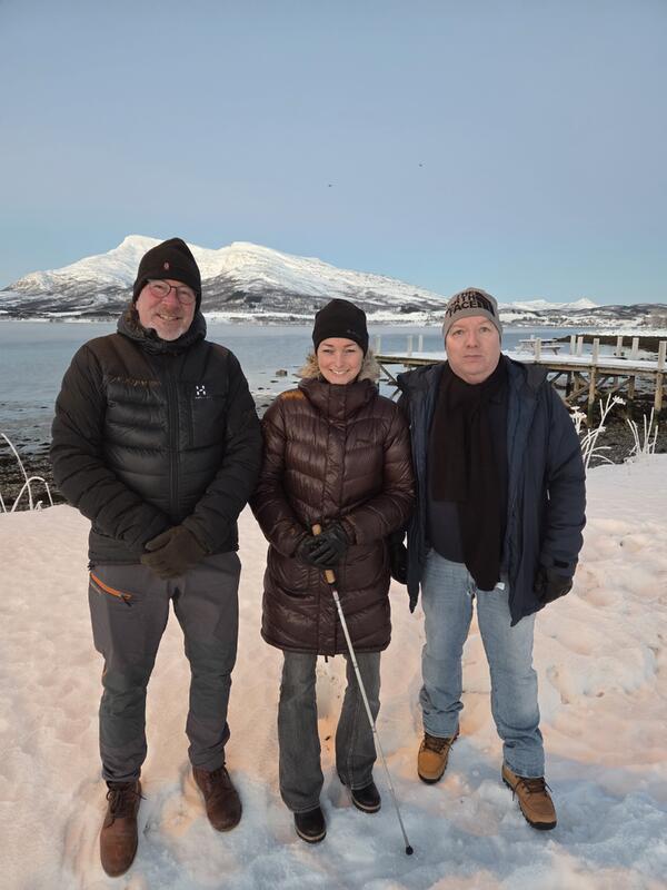 Prosjektgruppa på Isbadestranda