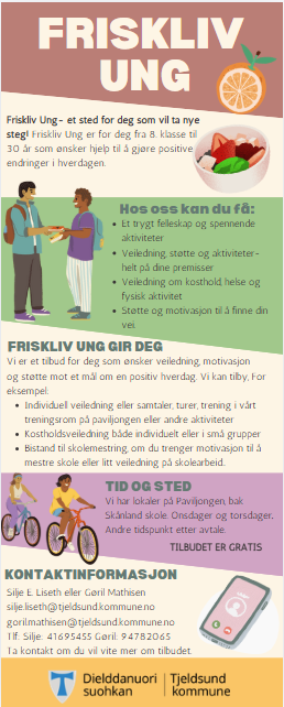 Flyer for Friskliv-Ung