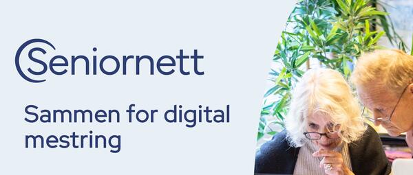Logo og bilde Seniornett