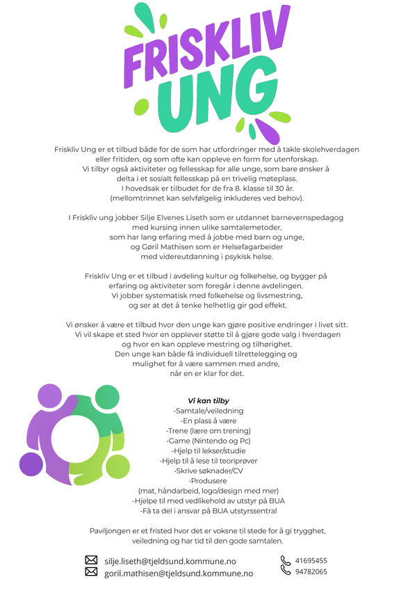 Informasjon om Friskliv Ung