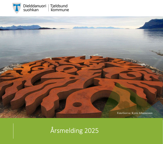 Bilde av forsiden på årsmeldingen 2025
