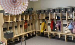 Kongsvik barnehage garderobe