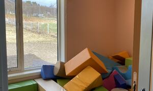 Masse puter i et rom