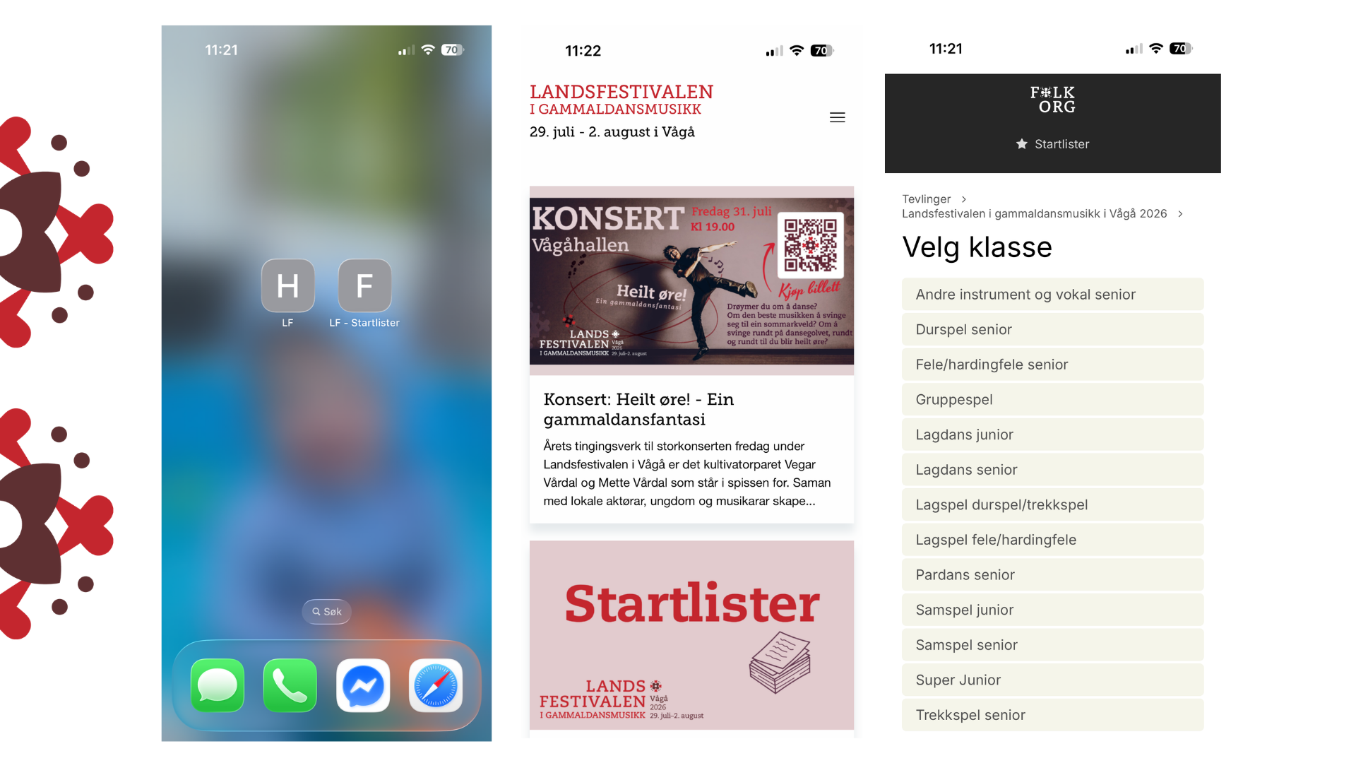 Nettsida som ein app