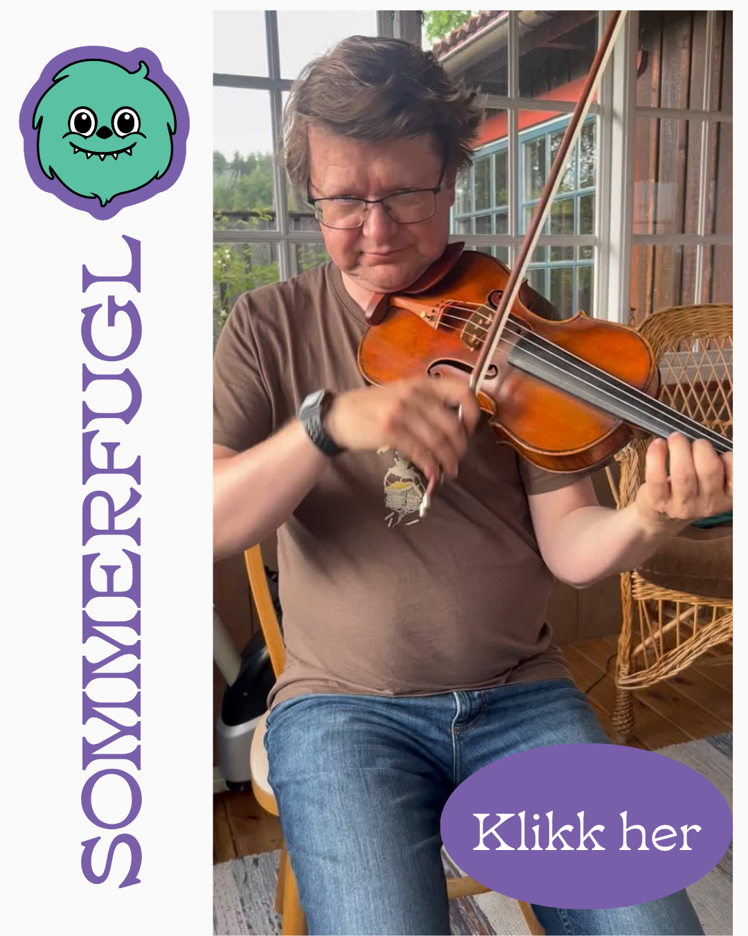Sommerfugl med Vegar Vårdal