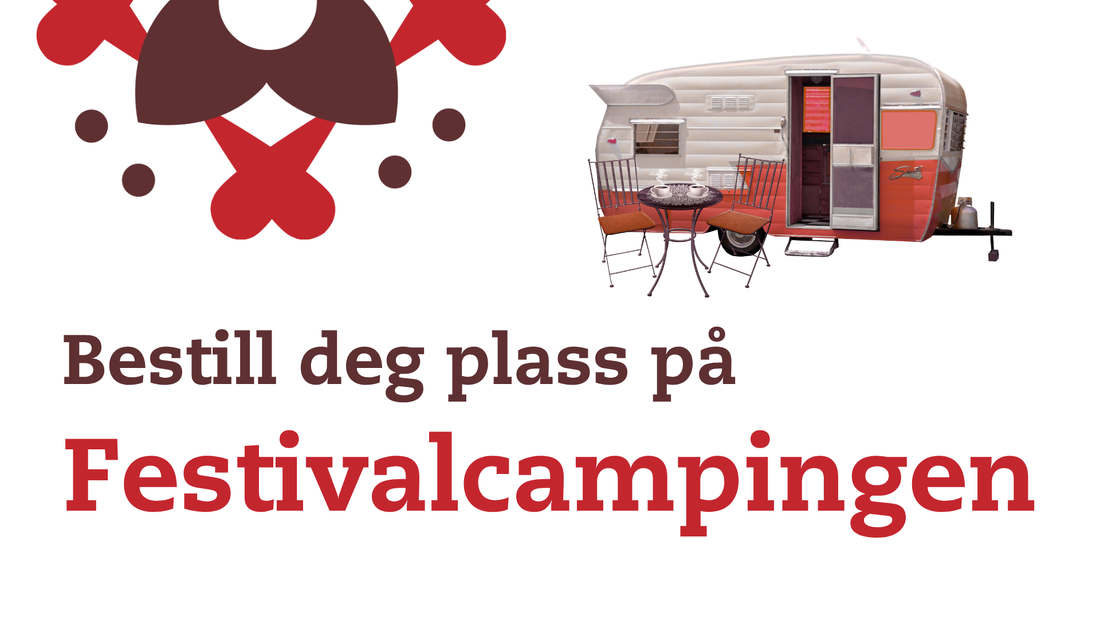bestill deg plass på festivalcampingen