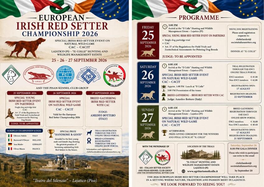 Innbydelse EM praktisk jakt i Italia