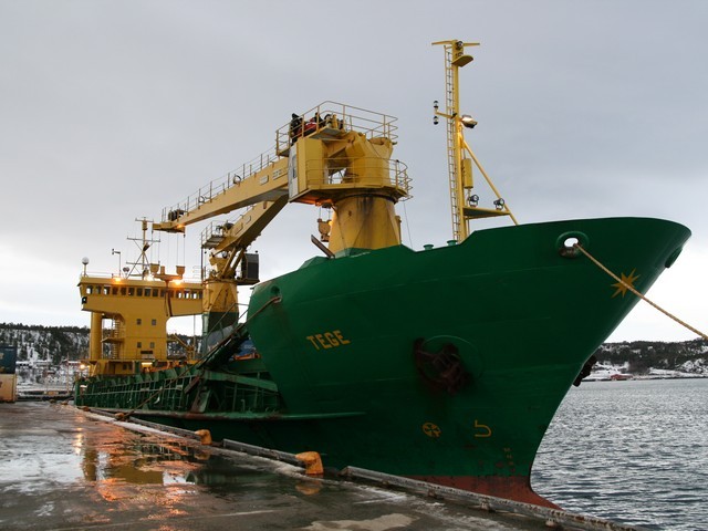 MS Tege, containerskip Tollpost-Globe